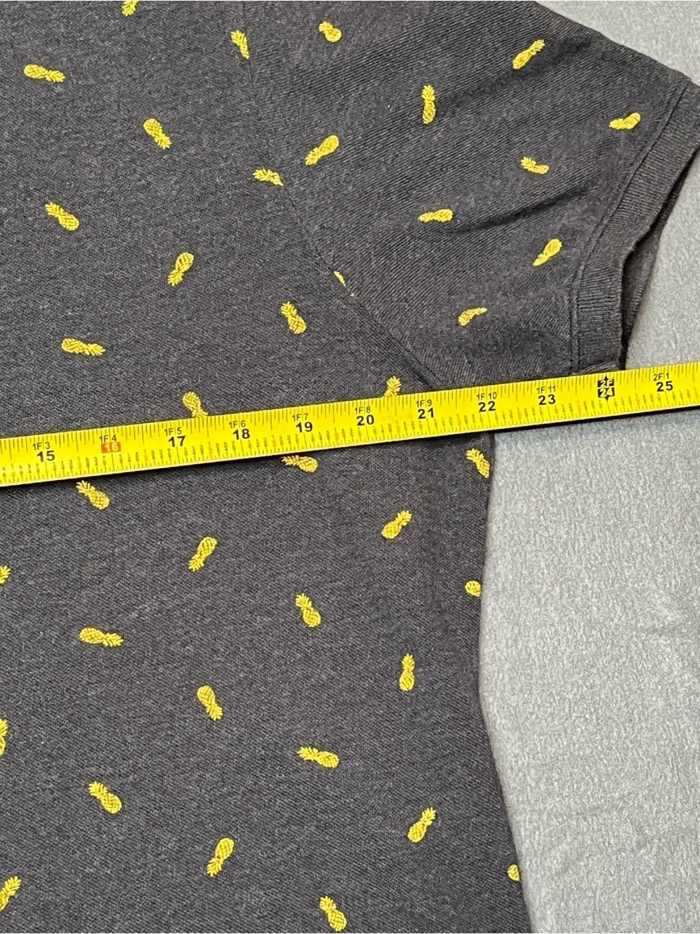 Banana Republic Men’s Charcoal Polo with Yellow Micro Pattern